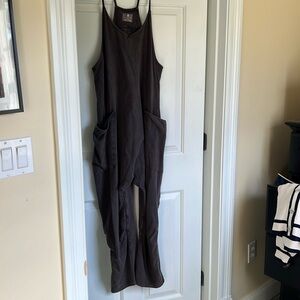 Free People Movement Hot Shot Onesie Size Small. Color Washed Black